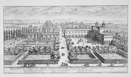 Garden of the Grand Duke of Tuscany on the Monte Pincio, Rome, from 